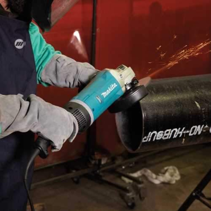 Makita GA7080 7" Angle Grinder, with Rotatable Handle, and LockOn Switch
