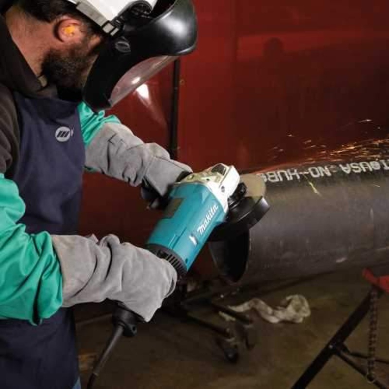 Makita GA7081 7" Angle Grinder, with LockOn Switch