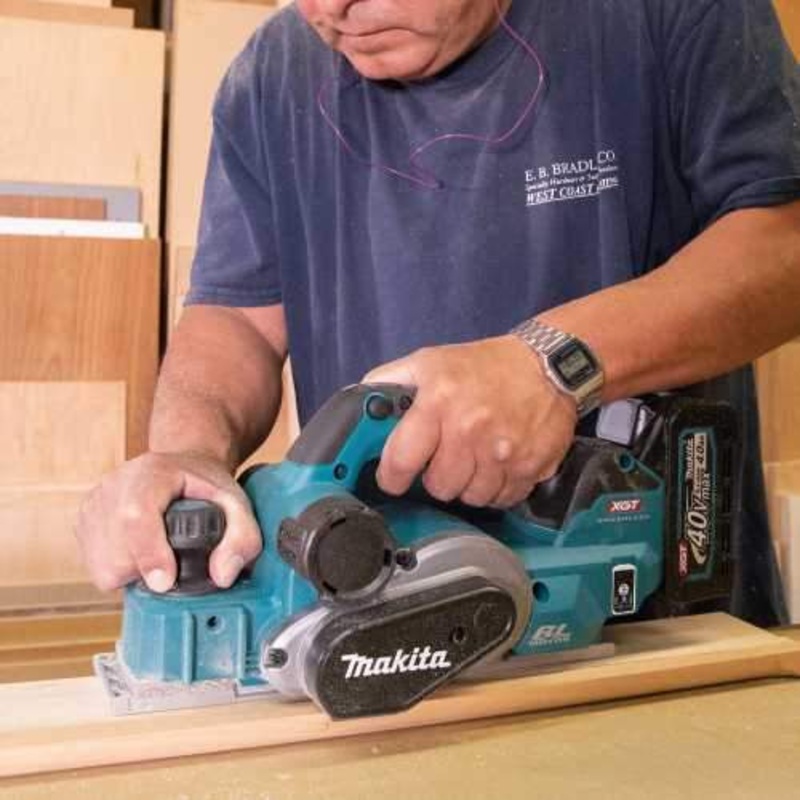 Makita GPK01M1 40V max XGT Brushless Cordless 31/4" Planer Kit, AWS Capable (4.0Ah)