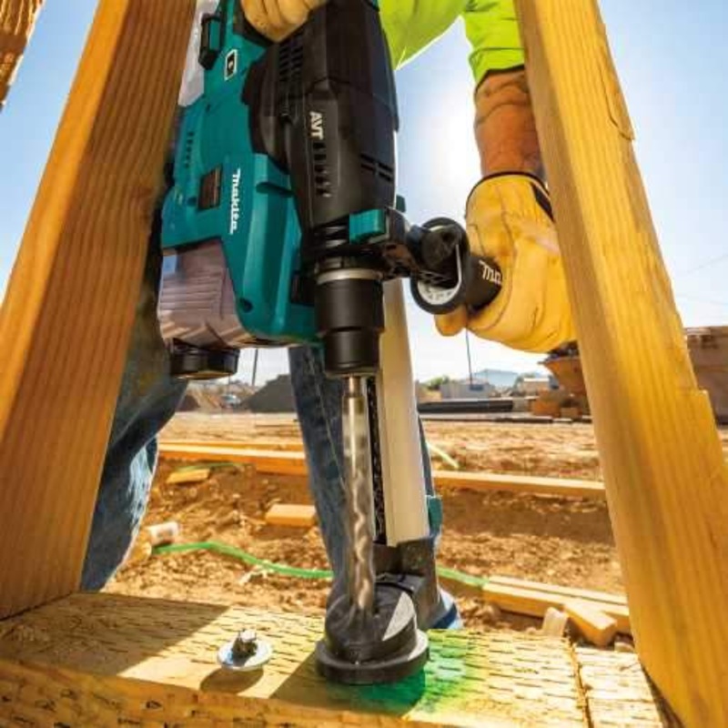 Makita GRH08ZW 40V max XGT Brushless Cordless 13/16" SDSPLUS AVT Rotary Hammer w/ Dust Extractor, AFT, AWS Capable, Tool Only