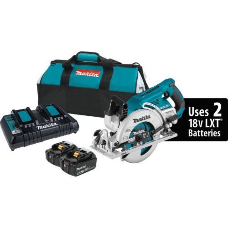 Makita XSR01PT 36V (18V X2) Lxt Brushless Rear Handle 7 1/4" Circular Saw Kit
