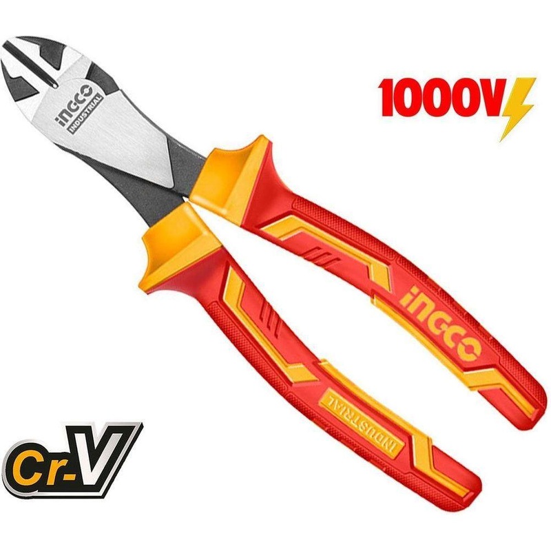Ingco Insulated Heavy Duty Diagonal Cutting Pliers 1000V (Polish)