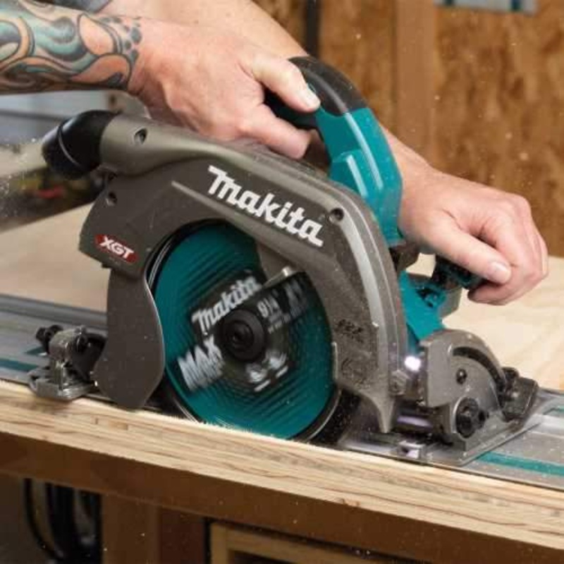 Makita GSH04Z 40V max XGT Brushless Cordless 101/4" Circular Saw with Guide Rail Compatible Base, AWS Capable, Tool Only