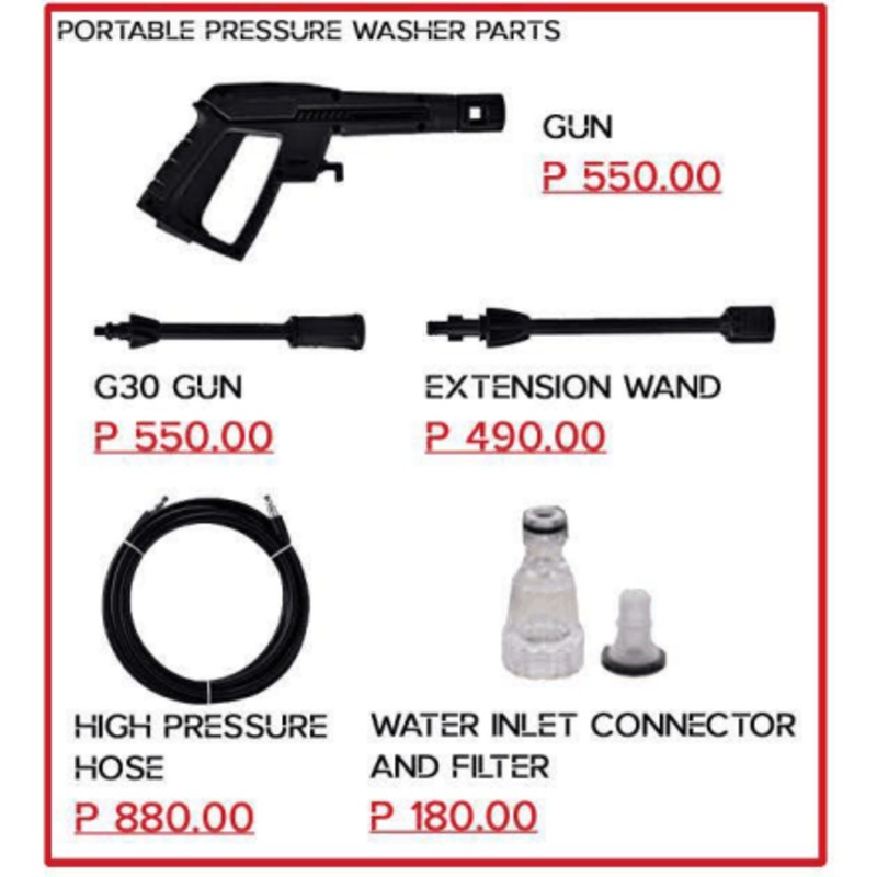 MPT Portable Pressure Washer Spare Part