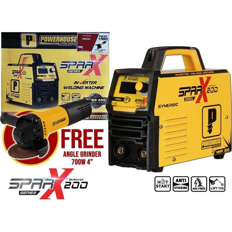 Powerhouse SPARX MMA-200 DC Type Inverter Welding Machine 200A [Synergic]