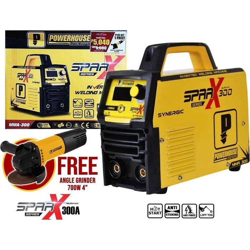Powerhouse SPARX MMA-300 DC Type Inverter Welding Machine 300A [Synergic]