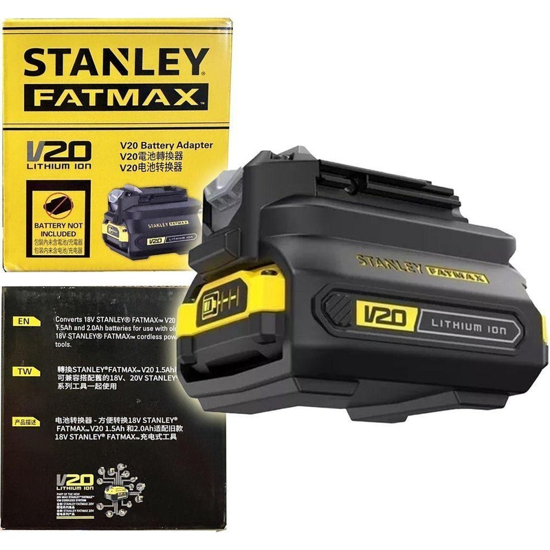 Stanley SBA100 20V Battery Adapter