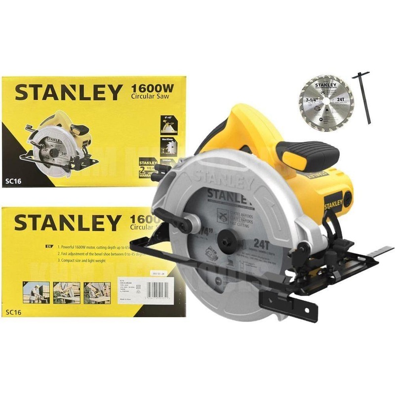 Stanley SC16 Circular Saw 7-1/4" 1600W