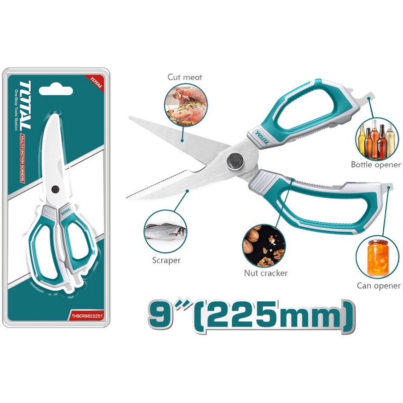 Total THSCRS822251 Kitchen Scissors 9"