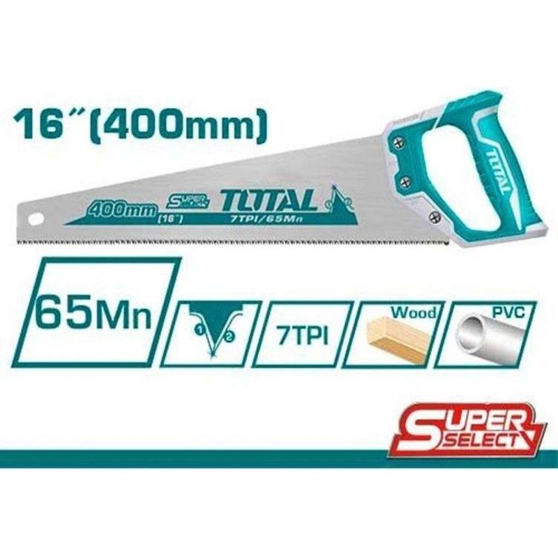 Total THT55400 Hand Saw 16" (SS)
