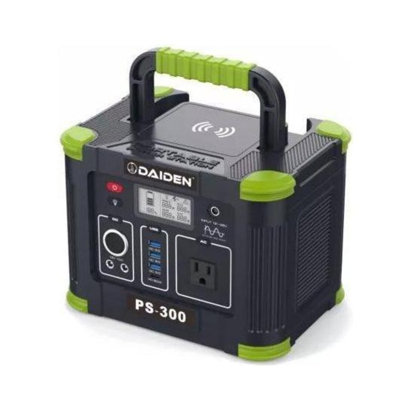 Daiden PS-300 Portable Power Station Inverter Generator 330W (Li-Ion)