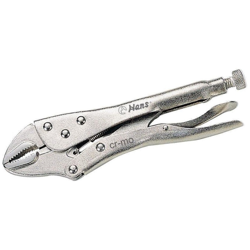 Hans 1805 Vise Grip Locking Pliers Curved Jaw