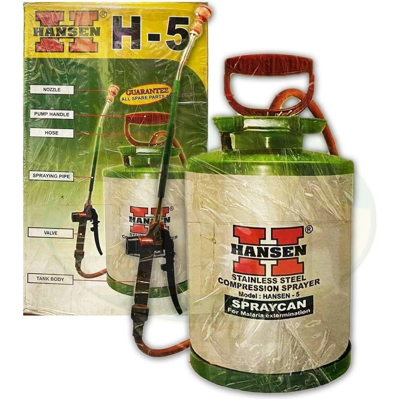 Hansen H-5 Stainless Steel Compression Sprayer / Spray Can