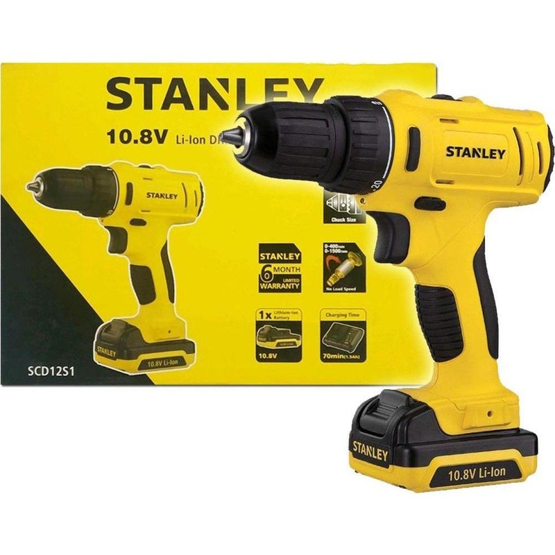 Stanley SCD121S1 12V Cordless Drill / Driver 10mm