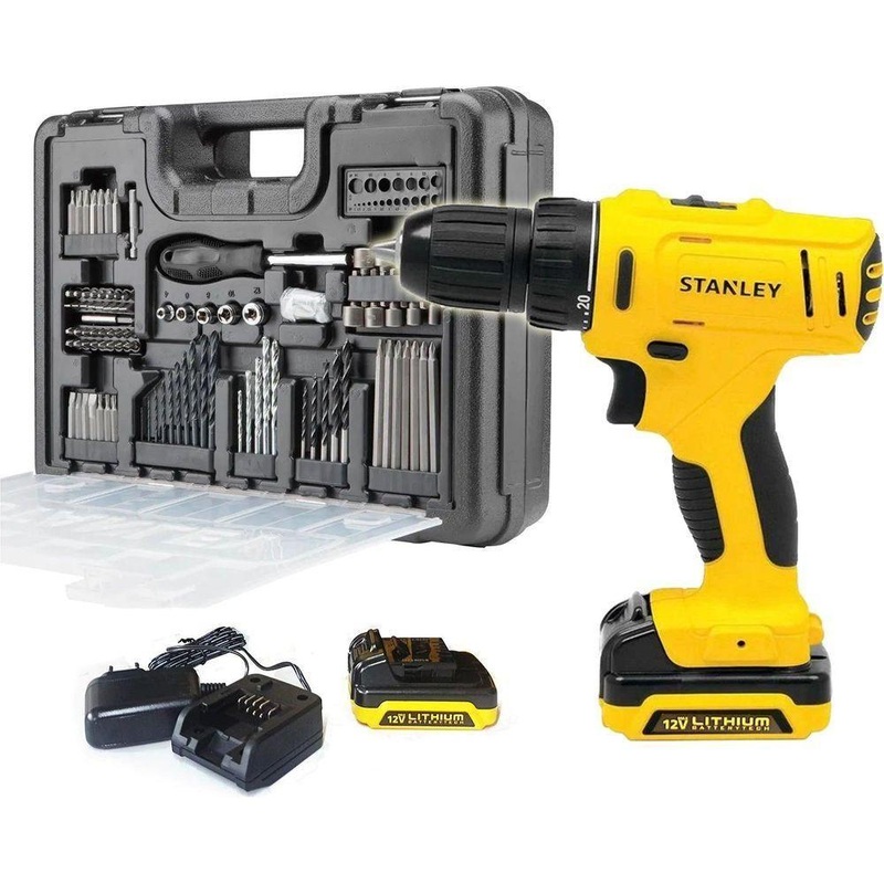 Stanley SCH121S2KA 12V Cordless Hammer Drill / Driver 10mm (SCH121S2KA)