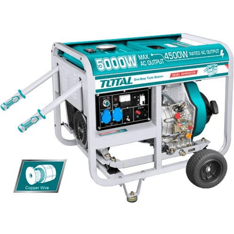 Total TP4600015P Diesel Generator 9HP 6KVA