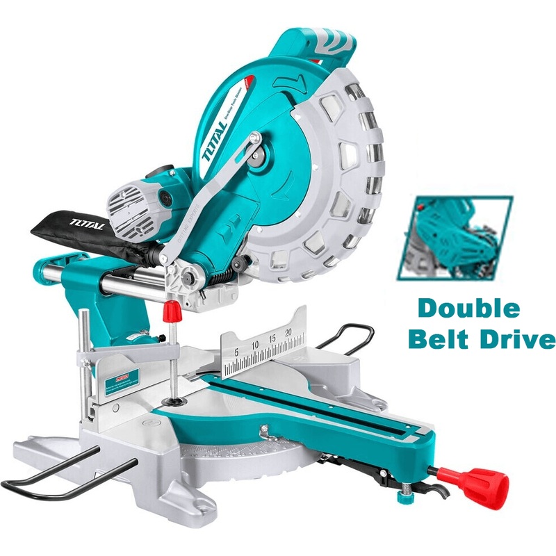 Total TS42183057 Sliding Miter Saw 2400W (Double Belt Drive)