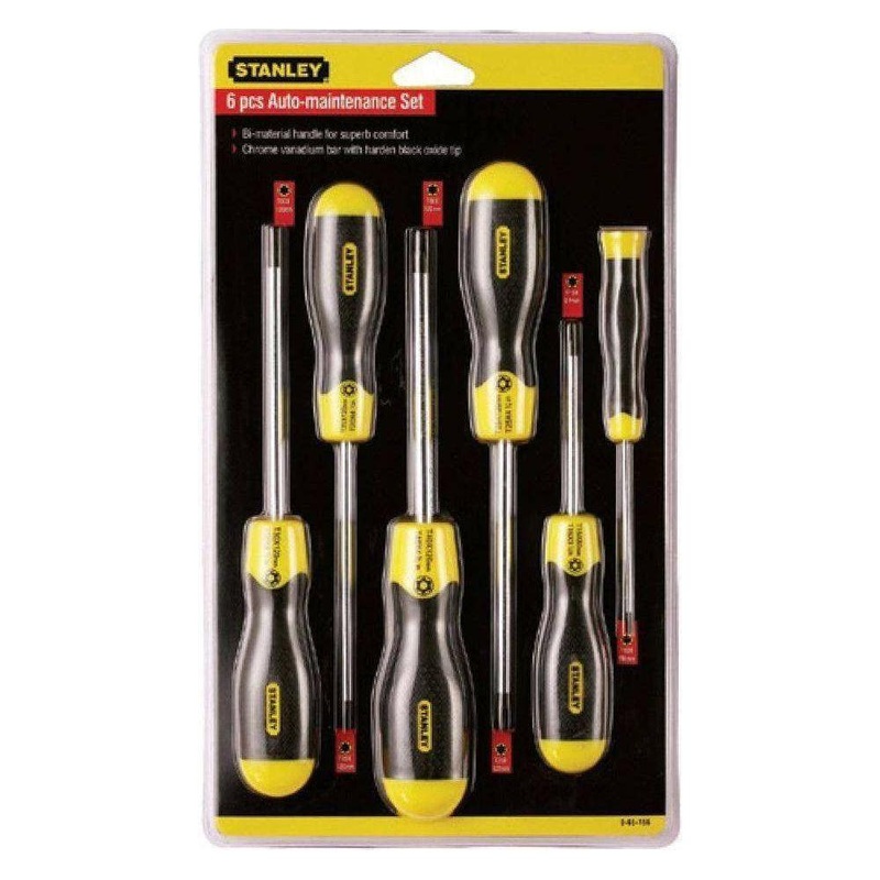 Stanley 65-156 6pcs Torx Screwdriver Set (Cushion Grip)