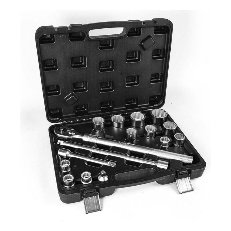 Stanley 89-133 3/4" Drive Socket Wrench Set 19pcs 12pts (7/8-2")
