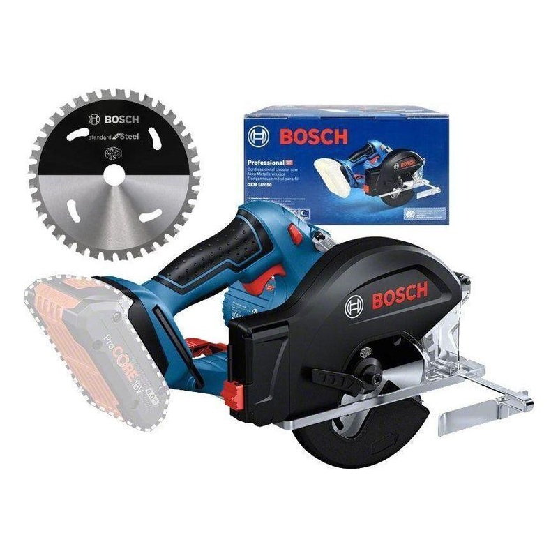 Bosch GKM 18V-50 Cordless Circular Saw for Metal / Metal Cutter 136mm 18V (Bare)