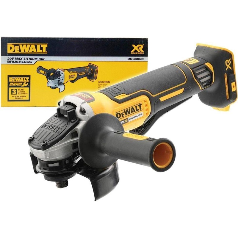 Dewalt DCG406N 20V Cordless Angle Grinder 4" (Bare) [Paddle Switch]