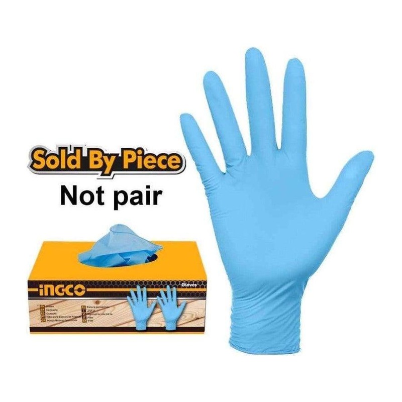 Ingco HGNG02-L Disposable Nitrile Gloves