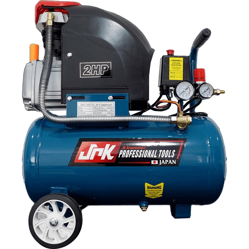 JR Kawasaki 2HP Direct Couple Air Compressor (JRKDC2HP/24L)