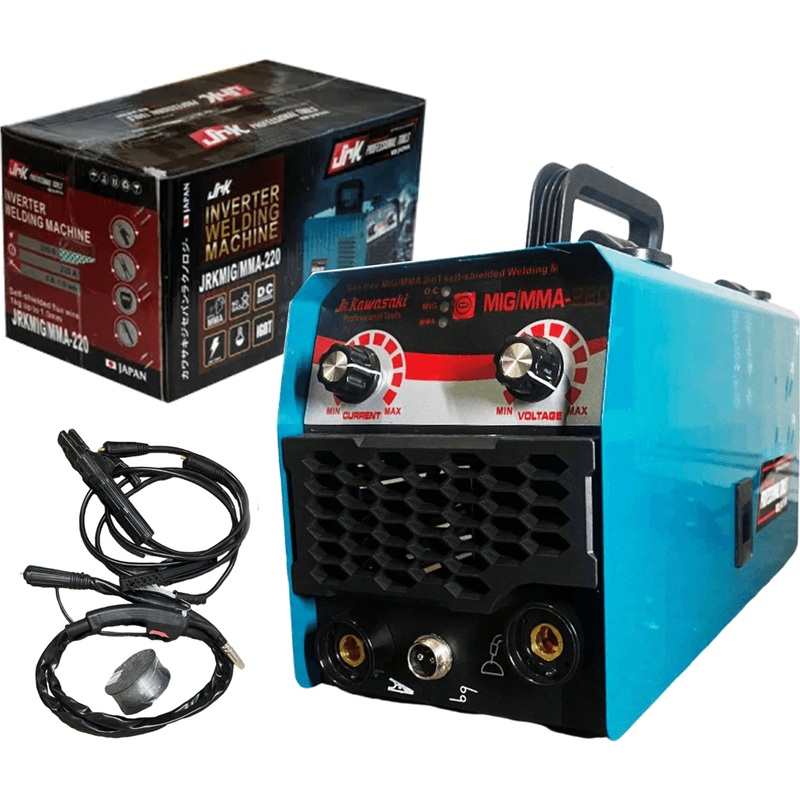 JR Kawasaki JRKMIG220 2in1 Fluxcored / Gasless MIG Welding Machine (MIG/ARC)
