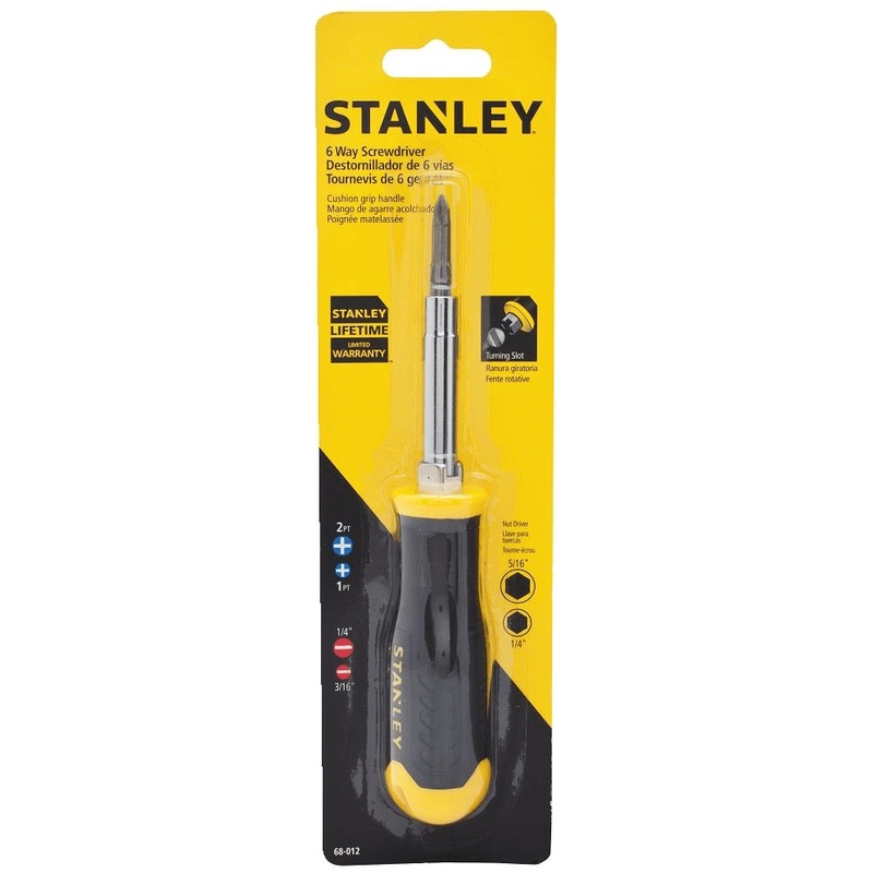 Stanley 68-704 Interchangeable Ratchet Screwdriver (Multi Bit)