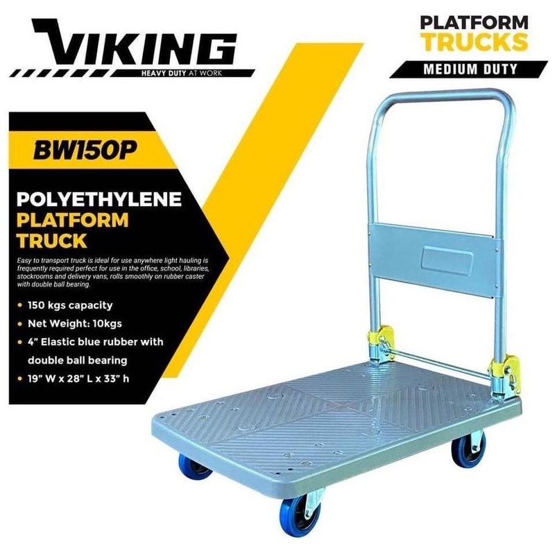 Viking BW 150P Polyethylene Platform Trolley / Truck  (150kgs)