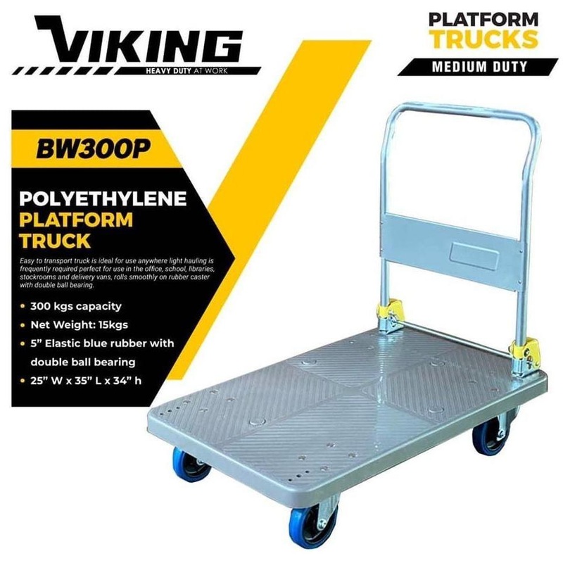 Viking BW 300P Polyethylene Platform Trolley / Truck (300kgs)