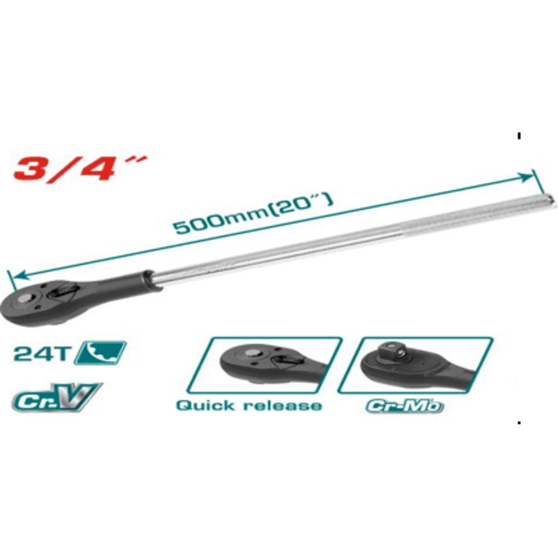 Total THT106346 3/4" Ratchet Wrench / Handle
