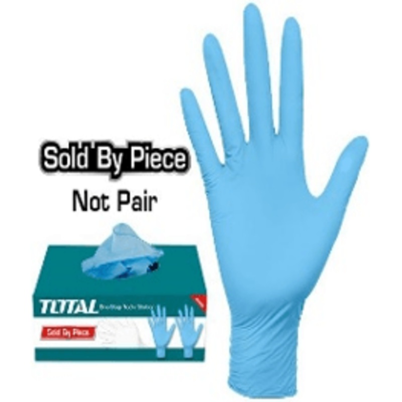 Total TSP12104-L Disposable Nitrile Gloves