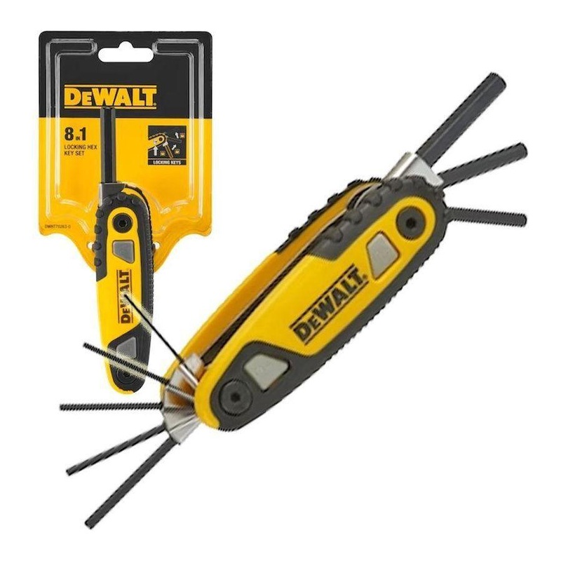 Dewalt DWHT070263 Folding Locking Hex Keys Metric