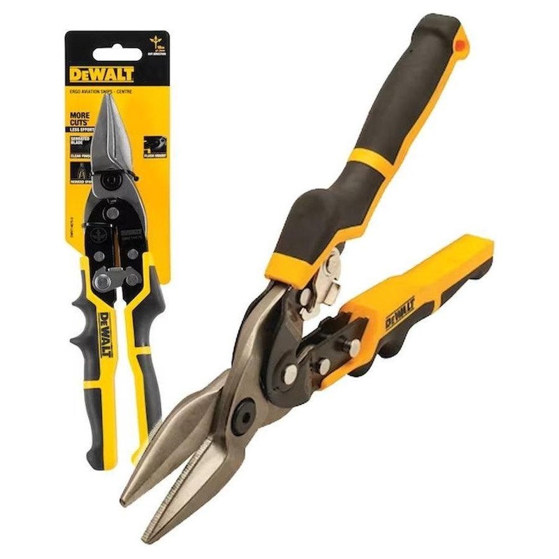 Dewalt DWHT146750 Ergo Aviation Snip Straight Cut