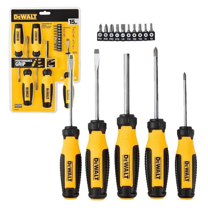 Dewalt DWHT65202 Screwdriver Set 15pcs