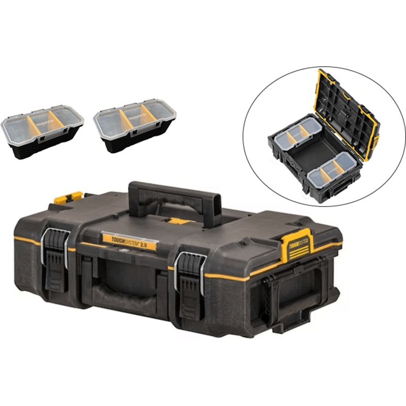 Dewalt DWST83293-1 Tool Box (Shallow) [DS166] {ToughSystem2}