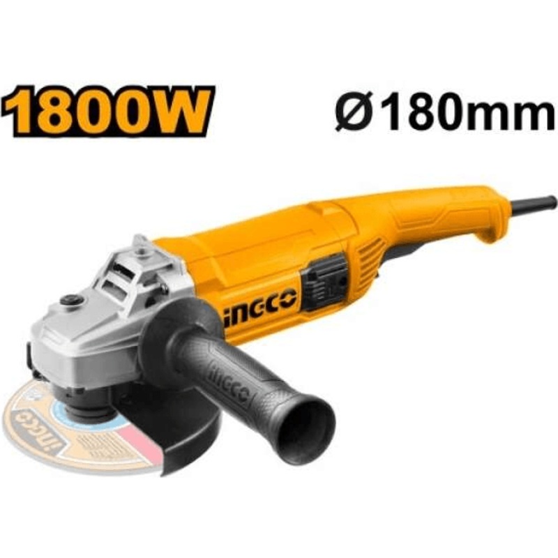 Ingco AG18008 Angle Grinder 7" 1800W [SS]