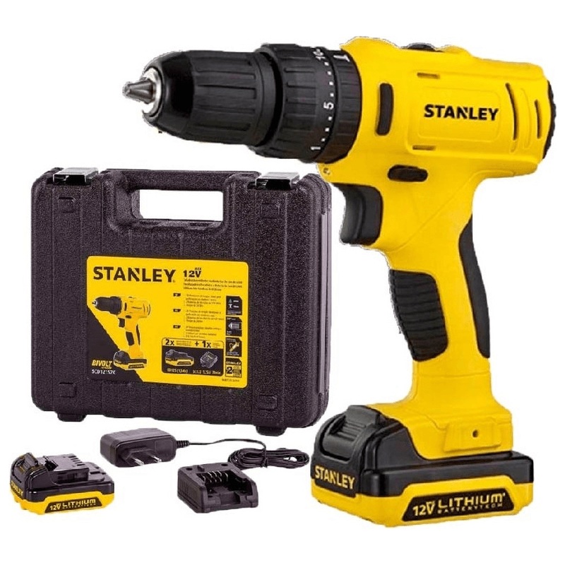 Stanley SCD121S2K 12V Cordless Drill / Driver 10mm [Kit]