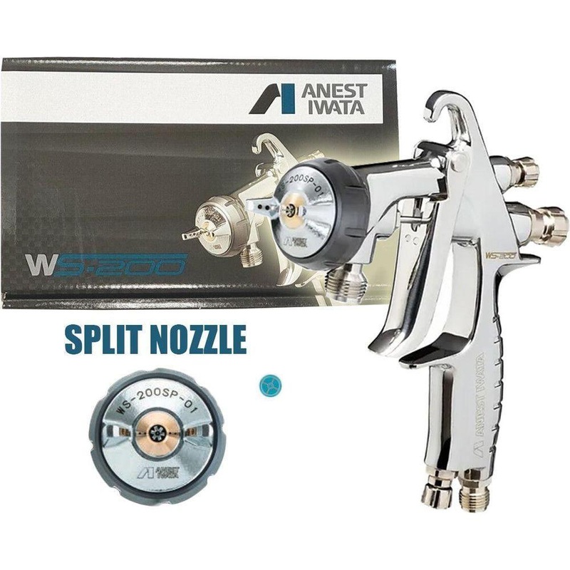 Anest Iwata WS-200SP Split Nozzle Pressure Paint Spray Gun
