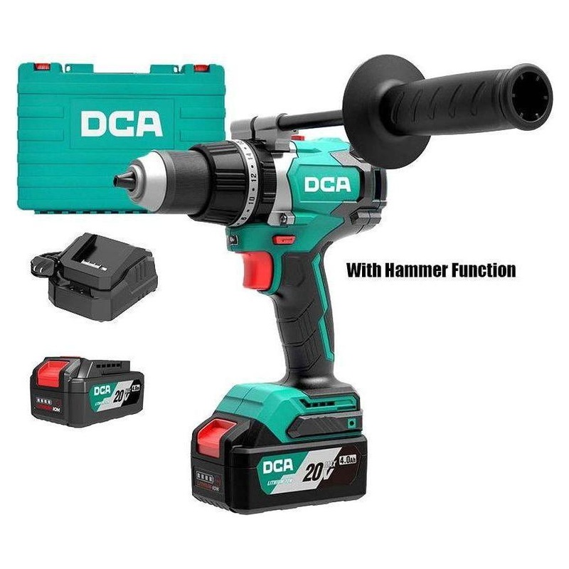 DCA ADJZ03-13 EM 20V Cordless Brushless Hammer Drill / Driver 13mm