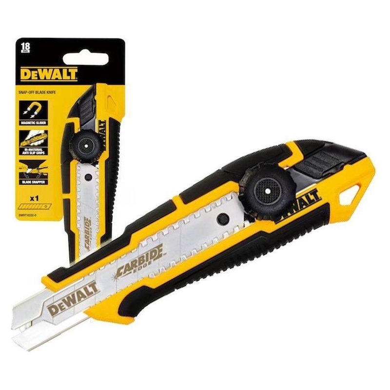 Dewalt DWHT10332030 SO Knife with Thumb Wheel Lock 18mm