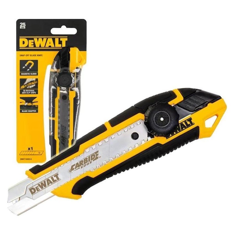 Dewalt DWHT10333030 SO Knife with Thumb Wheel Lock 25mm