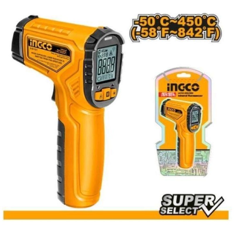 Ingco HIT0155028 Infrared Thermometer / Thermal Scanner (SS)