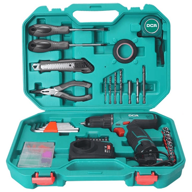 DCA ADJZ1202-TD 12V Cordless Drill / Driver 10mm [Kit]