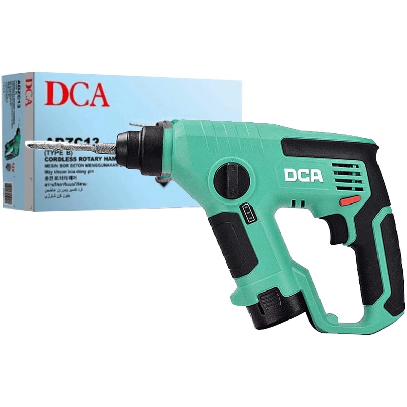 DCA ADZC13-BK 12V Cordless SDS-plus Rotary Hammer 12mm [Kit]