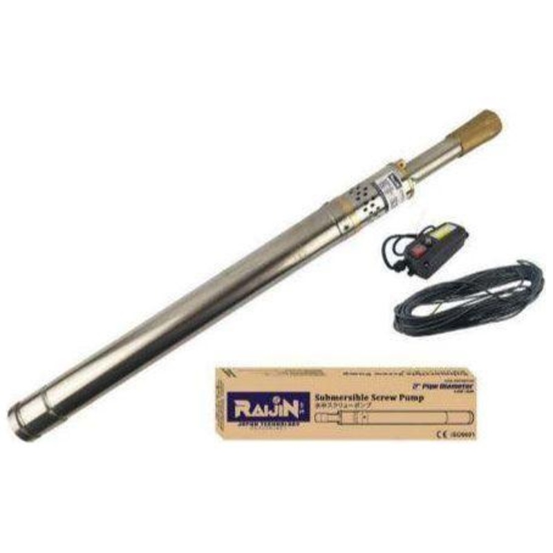 Raijin RSSPUMP550 Submersible Screw Deep Well Pump 550W