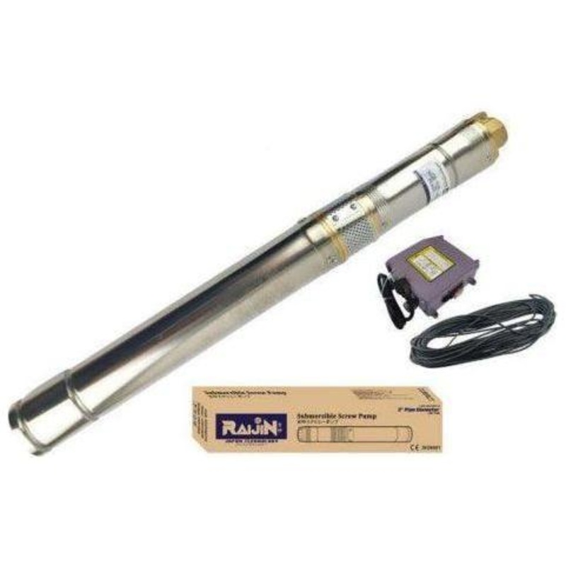 Raijin RSSPUMP750 Submersible Screw Deep Well Pump 750W