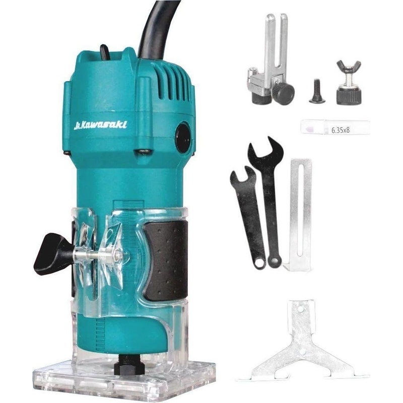JR Kawasaki JR3709 Palm Router / Trimmer 1/4" 650W