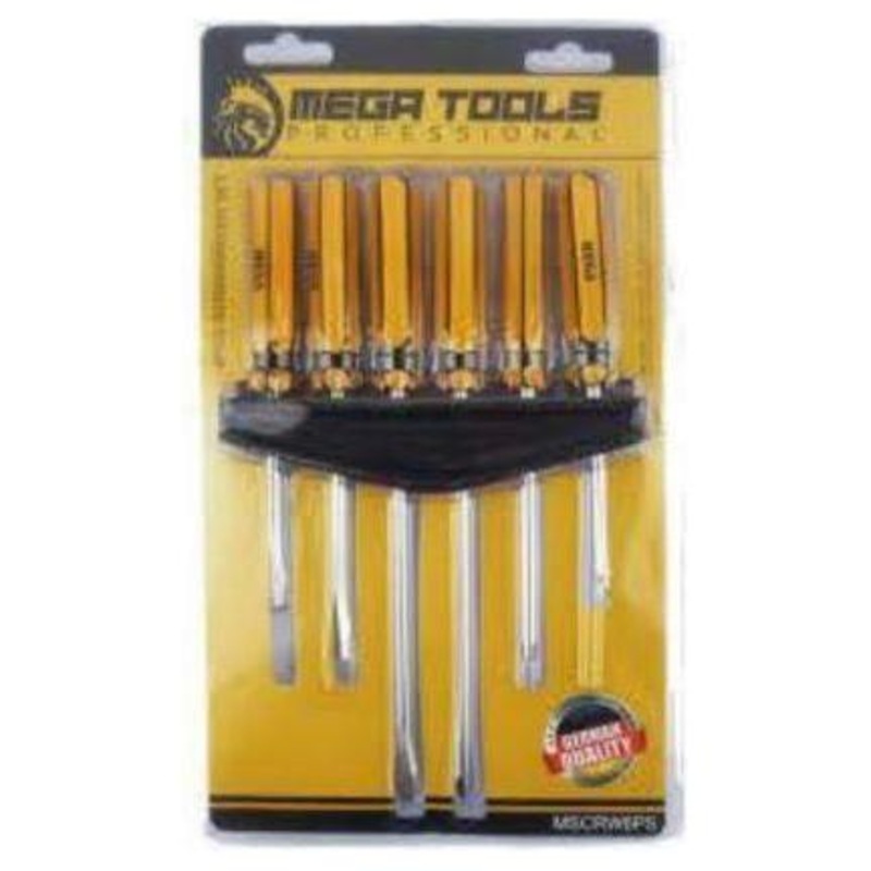Megatools MSCRW6PS 6pcs Screwdriver Set